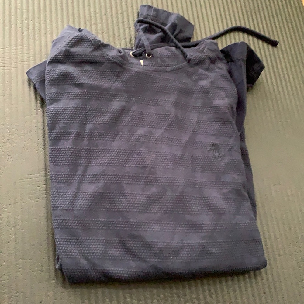 Penguin Hooded Long Sleeve Pullover Navy